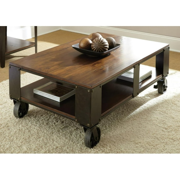Steve Silver Barrett Cocktail Table with Casters BR200CTBL