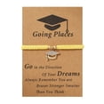 thumbnail image 2 of 2025 Graduation Bracelet Gift Set - Adjustable Inspirational Jewelry with Charm & Quote Cards for College, High School, PhD Grads - Keepsake for Her/Him, 2 of 5