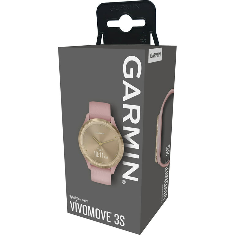 Garmin vivomove® 3S Dust Rose with Light Gold Hardware - Walmart.com