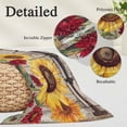 thumbnail image 3 of Sunflowers Body Pillow Covers 20"x60", Retro Flower Barn Doors Butterfly Farmhouse Brown Soft Brushed Microfiber Breathable Throw Pillow Covers, Pillowcase with Zipper for Couch Sofa Bedroom, 3 of 9