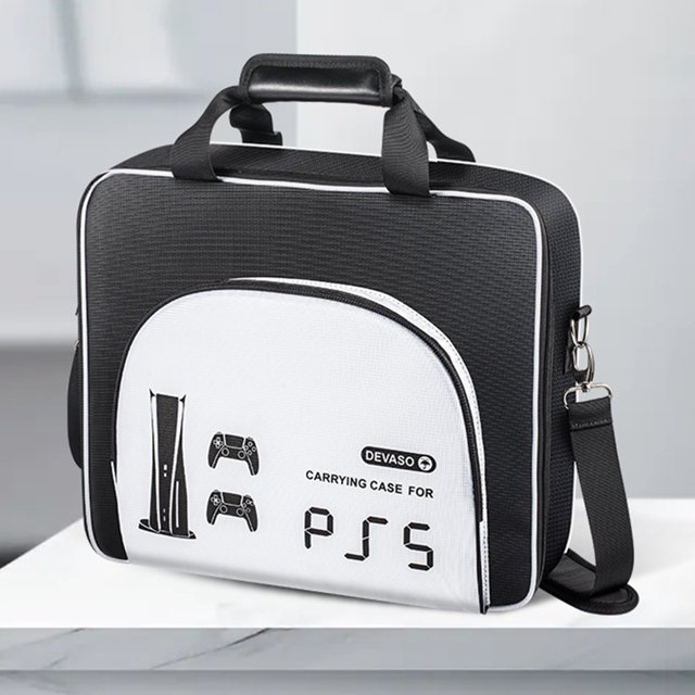 Crossbody Maleta Resistente al desgaste Crossbody Bolso Funda protectora para PS5 JShteea Nuevo