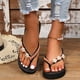 thumbnail image 5 of Amzcrzy Zapatos de mujer,Zapatos de mujer,Zapatillas de mujer, Sandalias de playa cómodas e informales con punta abierta y flores y tacón de aguja con diamantes de imitación para mujer Sandalias Muje, 5 of 8