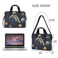 thumbnail image 3 of FORMRS 16" Laptop Sleeve Bag Carrying Case with Handle Travel Shoulder Briefcase, Astronaut Space, 3 of 8