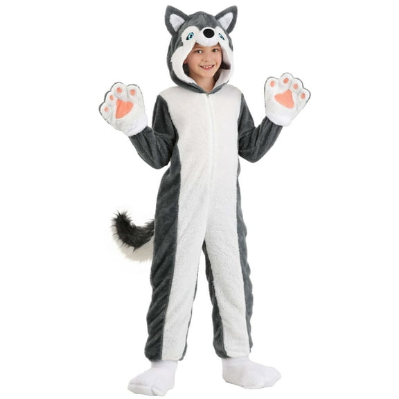 Kid's Siberian Husky Dog Costume