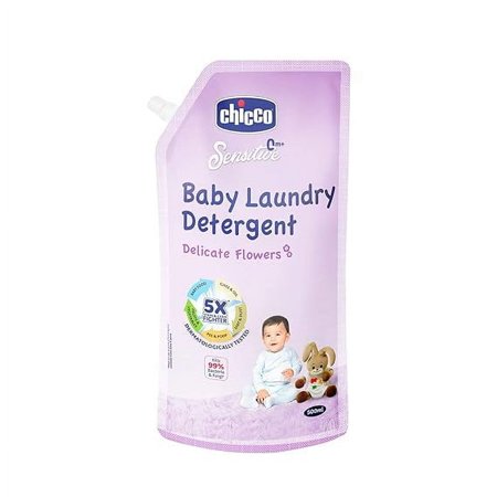 Chicco Baby Liquid Laundry Detergent Kills 99% of Germs (500 ML)