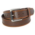 thumbnail image 1 of Danbury  Embossed Leather Belt with Roller Buckle (Men Big & Tall), 1 of 1