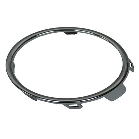 Chrome Fog Light Trim - CPP Chrome Replacement Fog Light Trim VW1039126 for 2010-2014 Volkswagen Golf