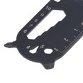 thumbnail image 3 of Multitool Card Stainless Steel Bottle Opener Screwdriver Knife Wrench Ruler for Outdoor, 3 of 8