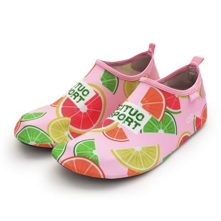 

Cuhas-Kids Water Shoes Quick Dry Non-Slip Water Skin Kids Swim Socks For Beach