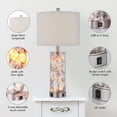 thumbnail image 3 of 27.5" Modern Table Lamp for Living Room Set of 2,3 Way Dimmable Bedside Touch Lamp with USB Ports and Fairy Lights,Coastal Table Lamps Nightstand Lamps for Bedroom (Bulb Included), 3 of 6