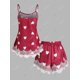 thumbnail image 2 of Conjunto Pijama Talla Extra Inserto Encaje Estampado Corazón Rosegal Pijamas y Batas Tallas Grandes, 2 of 5