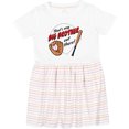 thumbnail image 3 of Inktastic That's My Big Brother out There- Baseball Girls Toddler Dress, 3 of 5
