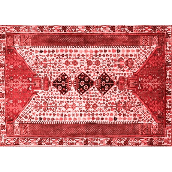 Ahgly Company Indoor Rectangle Persian Red Traditional Area Rugs, 2' x 3'