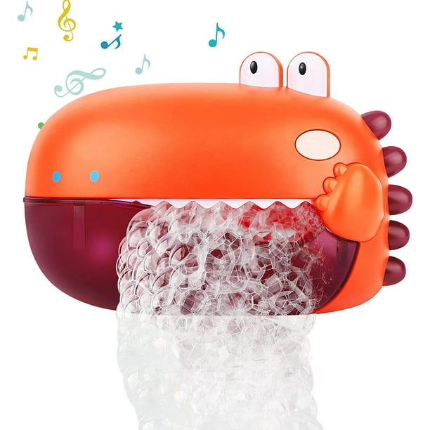 Toyoso Bath Toys,Toddler Bath Bubble Machine, Bathtub Toy Dinosaur