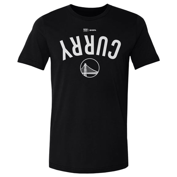 Men's 500 Level Stephen Curry Black Golden State Warriors Invert T-Shirt