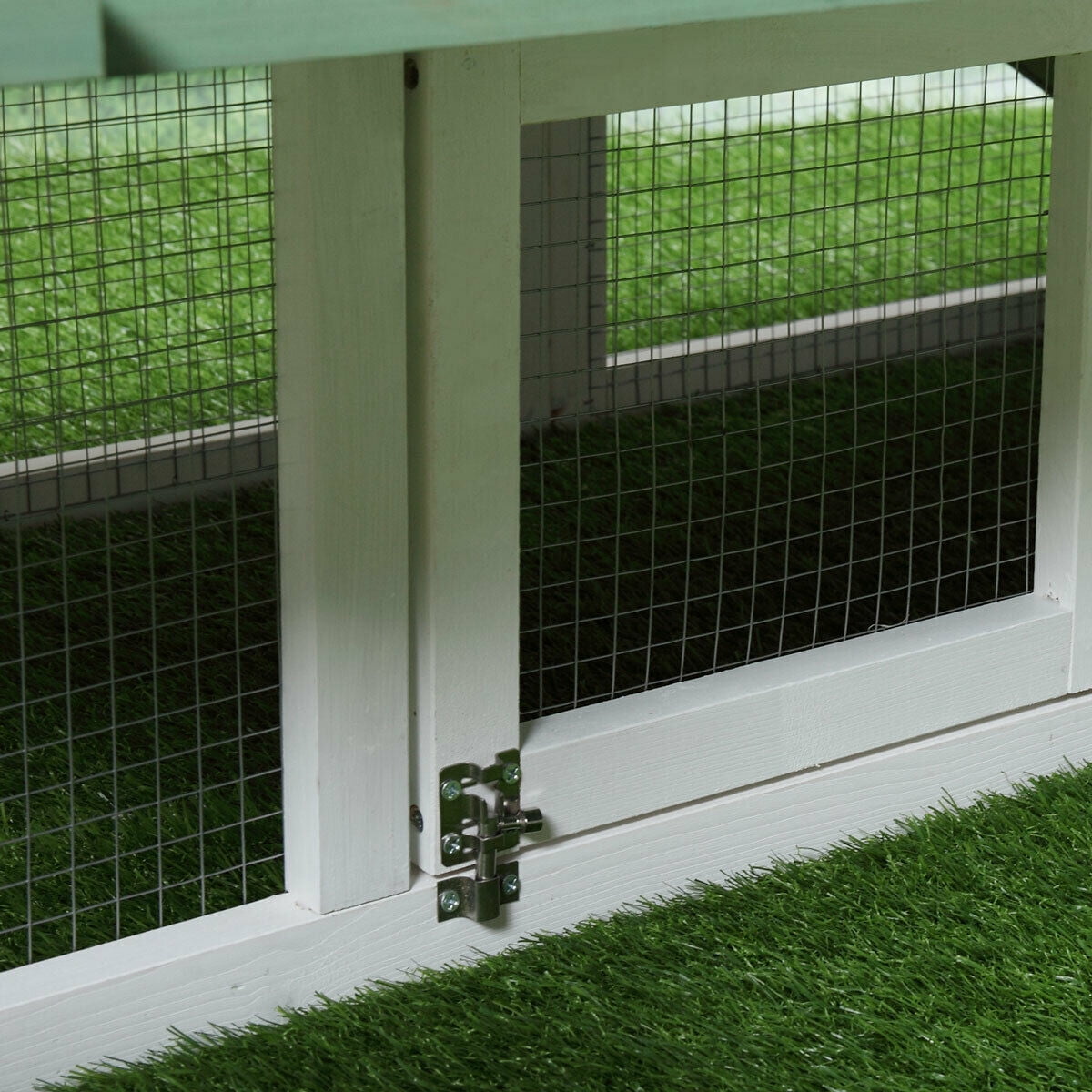 Veryke Indoor Rabbit Hutch, Rabbit Cage, Wooden Bunny Cages with Run Hen Coop, Rabbit House Backyard Shelter, Gray Veryke Indoor Rabbit Hutch, Rabbit Cage, Wooden Bunny Cages with Run Hen Coop, Rabbit House Backyard Shelter, Gray