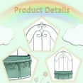 thumbnail image 6 of Hanging Flower Pot Window Shape Garden Wall Planter Iron Build for Outdoor Balcony Patio Spaces, 6 of 9