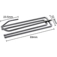 thumbnail image 2 of Window Dressing Solution, Traverse Pleater for Smooth Gliding, Easy Cleaning, and Time-Saving Installation (25 Pieces Silver, Stainless Steel), 2 of 5