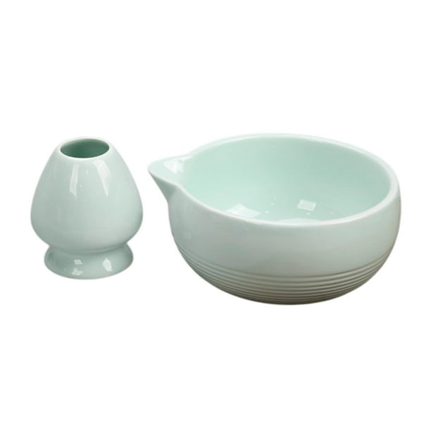 Juego de ceremonia del té matcha chino, cuenco de matcha portátil, ceremonia tradicional Verde