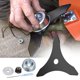 thumbnail image 5 of Scienceny Piezas prácticas para cortacésped de 2 piezas - Larga vida útil Fácil de instalar Cabezales de cuchilla de repuesto negro 2PCS Type2 NO2, 5 of 6
