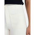 thumbnail image 3 of Time and Tru Women's Patch Pocket Ponte Knit Pants, 28" Inseam, Sizes 0-20, 3 of 6