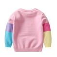 thumbnail image 2 of SILVERCELL 2-9T Girls Boys Crewneck Sweaters Long Sleeve Knitted Hoodie Sweatshirts Tops, 2 of 4