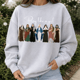 thumbnail image 2 of Christian Shirt, Pray Like a Girl Sweatshirt, Catholic Saints Faith Hoodie, Religious Women T-Shirt, Easter Gift for Christian Women, 2 of 9