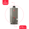thumbnail image 2 of Calentador de Agua Todo Terreno Alto Rendimiento 48 Litros a Gas Natural 2 Servicios gris, 2 of 11