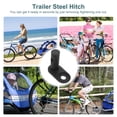 thumbnail image 4 of 2pcs Bicycles Traction Head Hitch Coupler Attachment Bike Trailer Coupler, 4 of 8