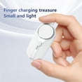 thumbnail image 5 of Weloille Mini Keychain Charging Bank 2-in-1 Wireless Charging, Real Standard 2000mAh Mobile Power Supply Type-C Plug Portable Wireless Charging Bank, 5 of 6