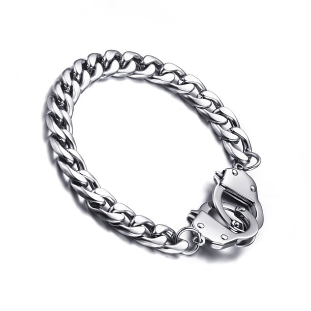 Sonducket Cadena de acero Joyería de acero inoxidable Enlace Presenta Accesorio Hombres Esposas Decoración de moda Casual Ropa, zapatos y accesorios Miscelánea