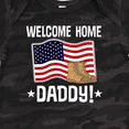 thumbnail image 4 of Inktastic Military Dad Welcome Home USA Flag Boys or Girls Baby Bodysuit, 4 of 5