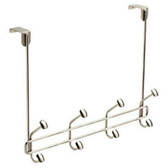 Brainerd-Liberty HDW 214575 Over-the-Door Rail with Double Hooks, Saint Nickel