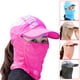 thumbnail image 2 of Sonducket Sombrero de protección de 360 ​​grados, gorra de protección solar plana para el cuello y la cara, para exteriores, senderismo, pesca, Deportes acuáticos Rosa roja Sonducket OD2671-04B, 2 of 6