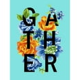 thumbnail image 3 of Wang, Melissa 15x18 Black Modern Framed Museum Art Print Titled - Floral Quote II, 3 of 5
