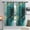 Blue and Gold, variant on White and Copper Marble Pattern Blackout Curtains,Triple Weaved Fabric,Thermal Insulated,Room Darkening,Grommet Top,2 Panels,52x45in(132x114cm)