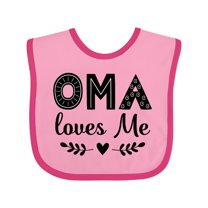 Inktastic Oma Baby Clothes Girls Baby Bib
