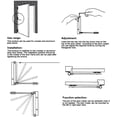 thumbnail image 3 of HUGFEGWE Fermeture Automatique Réglable à Ressort pour Porte Résidentielle Maison & Hôtel Installation Facile Blanc U2536-16534, 3 of 5