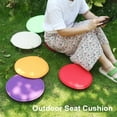 thumbnail image 6 of LKJYER 2 Pack Indoor/Outdoor Chair Pads with Ties,12"/15" Round Seat Cushions Garden Patio Home Cushions,Non-Slip Stool Seat Pad, 6 of 8