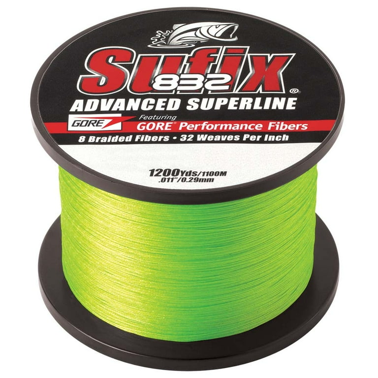 Sufi Sufix 832 Advanced Superline Braid Fishing Line 1200yd Spool