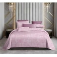 thumbnail image 1 of Floral Elegance Double Bed King-Size Bedsheet - Pink, 1 of 1
