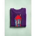 thumbnail image 3 of Classic Cup Design - Retro ICEE 'Coldest Drink In Town' Sweatshirt Women's, 3 of 4
