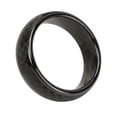 thumbnail image 2 of Car Key Ring Ceramic Carbon Fiber Waterproof Smart Finger Key Ring Replacement for Tesla Model 3 Y X S 12 21.4mm/0.84in ID, 2 of 22