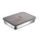 thumbnail image 2 of Caja de almacenamiento de acero inoxidable, recipiente para queso para refrigerador, contenedor para pasteles, caja para conservar alimentos frescos,, 2 of 9