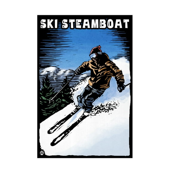 Lantern Press 'Travel Poster 137' Canvas Art