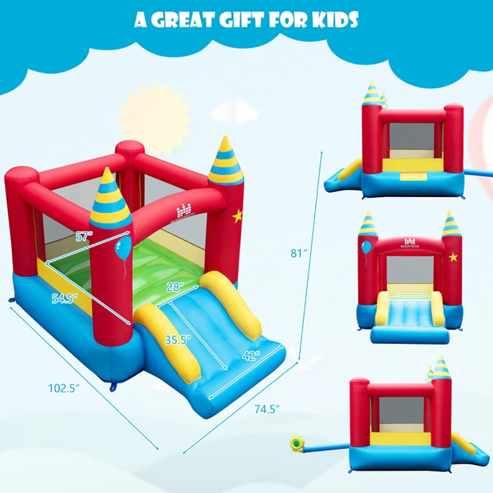 Aimee Lii Inflatable Kids Bounce Castle with 480W Blower, Kids Bounce House for 3-10
