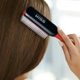 KISS COLORS & CARE 9Row Detangling Hair Brush, Red
