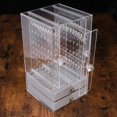 thumbnail image 3 of 1pc Acrylique Transparent Boîte de Rangement de Bijoux Bijoux Présentoir pour Amis (Transparent), 3 of 6