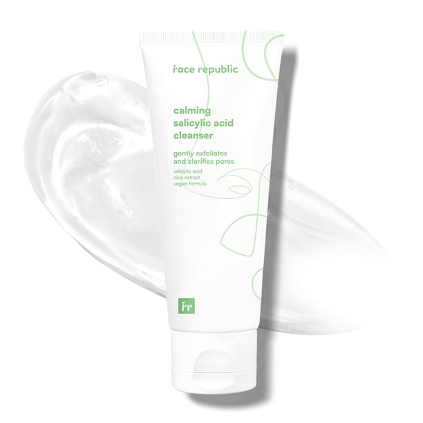 Limpiador Face Republic, ácido salicílico calmante, 100 ml, vegano