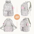 thumbnail image 6 of DAKIMOE Cute School Backpack Set for Kids with Lunch Tote Pencil Case Durable Water-Resistant Girls Bookbag for Elementary Middle School, 6 of 7